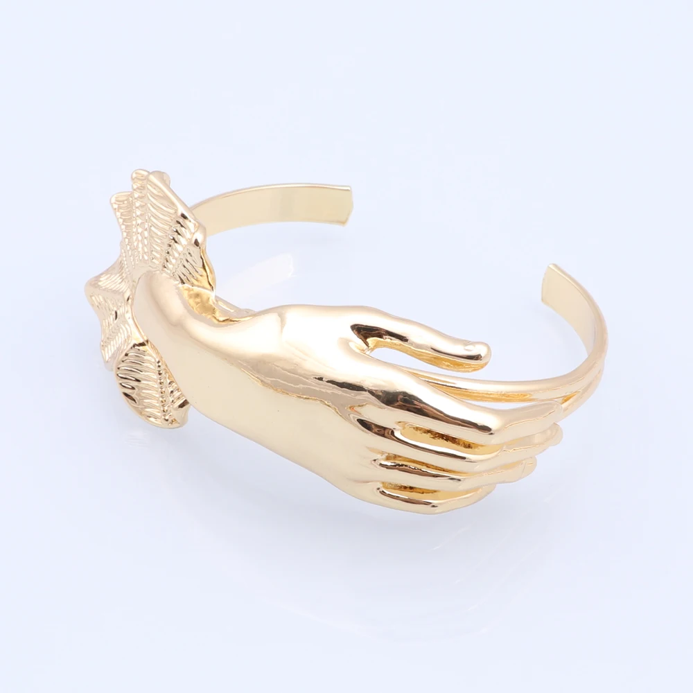יוקרה הודו צבע זהב צורת דקל שרשרת צמיד עגילי טבעת סט תכשיטי דובאי כלה לחתונות קולר מתנות
